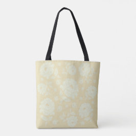 White Peonies Tygkasse