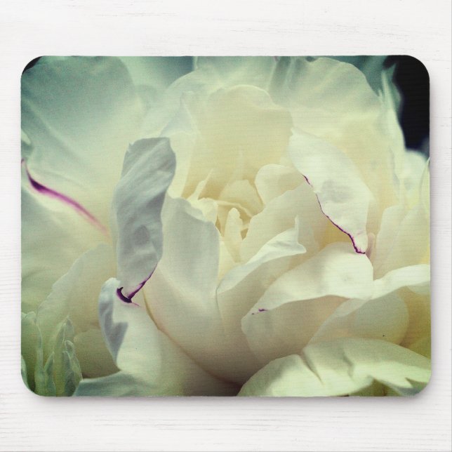 White Peony Flower Musmatta (Framsidan)