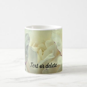 White Peony Flower Personlig Kaffemugg