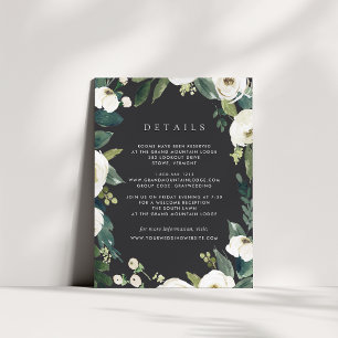 White Peony   Information om vattenfärgen Blommigt Tilläggskort
