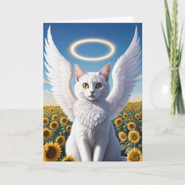 White Persian Angel Kort (Framsida)