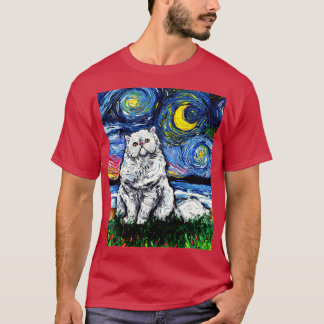 White Persian Night T Shirt