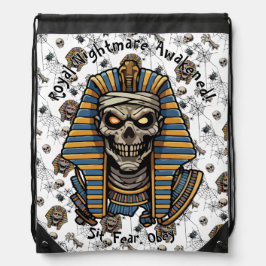🤍 White Pharaoh Mummy Backpack 🎃 👑 Gympapåse