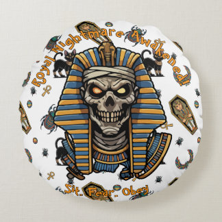🤍 White Pharaoh Mummy Dekorativ kudde 🎃 👑