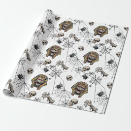 🤍 White Pharaoh Mummy Tissue Paper 🎃 👑 Presentpapper