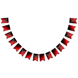 White Phoenix Rises Red n Black Ashes Vimplar