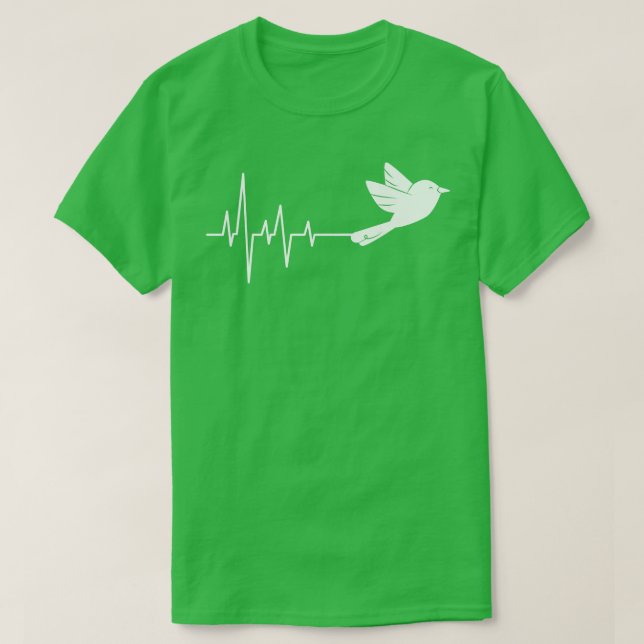 White Pigeon Heartslag T Shirt (Design framsida)