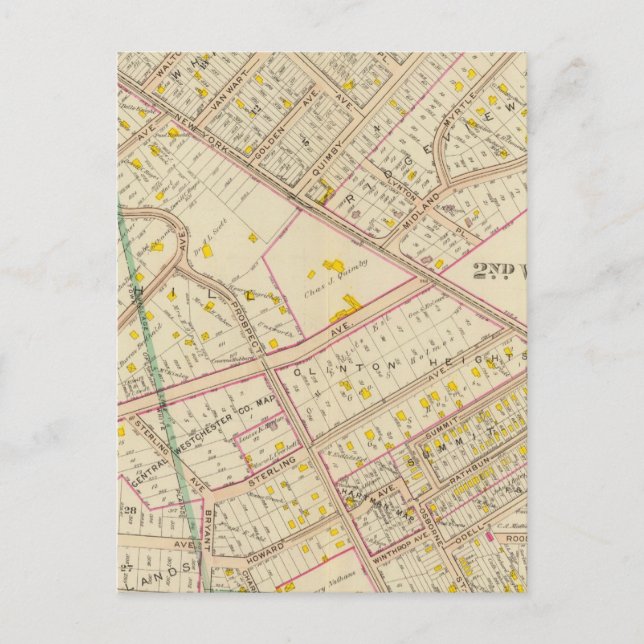 White Plains wards 2-3, New York Vykort (Framsida)