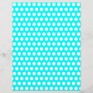 White Polka dots Letterhead
