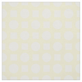 White polka dots om citrongulten tyg