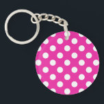 White polka dots on fuchsia<br><div class="desc">White polka dots on fuchsia</div>