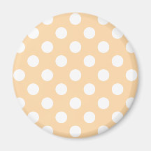 White polka dots på beige