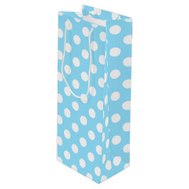 White polka dots på blek blue