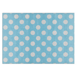 White polka dots på blek blue