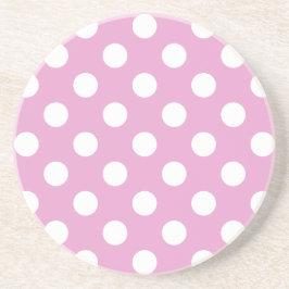 White polka dots på blekens rosa underlägg sandsten