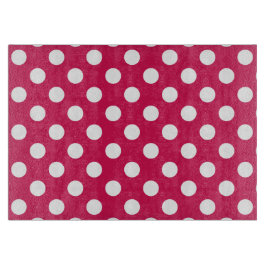 White polka dots på ceris