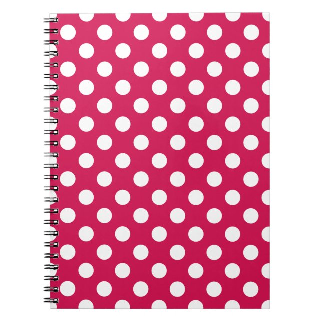 White polka dots på ceris anteckningsbok (Framsidan)
