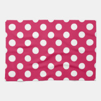 White polka dots på ceris