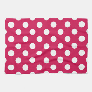 White polka dots på ceris kökshandduk