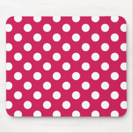 White polka dots på ceris musmatta