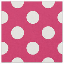 White polka dots på ceris