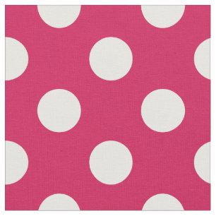 White polka dots på ceris tyg