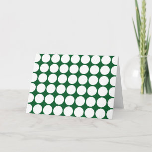 White Polka dots på Grönt Kort