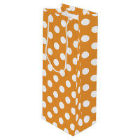White polka dots på gula