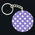 White polka dots på periwinkle<br><div class="desc">White polka dots på periwinkle</div>