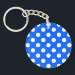 White polka dots på royal blue<br><div class="desc">White polka dots på royal blue</div>