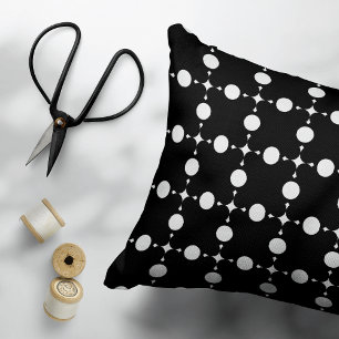 White Polka dots, Polka Dot Mönster, Dit, Dit, Dit Prydnadskudde