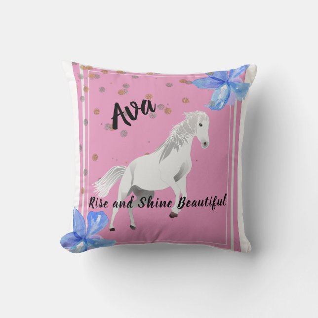 White Pony Dekorativ kudde (Framsida)