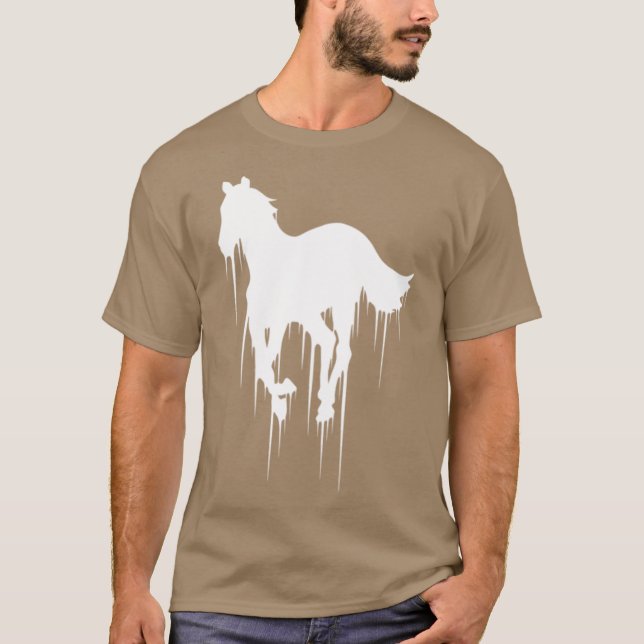 White Pony Drip-familjen T Shirt (Framsida)