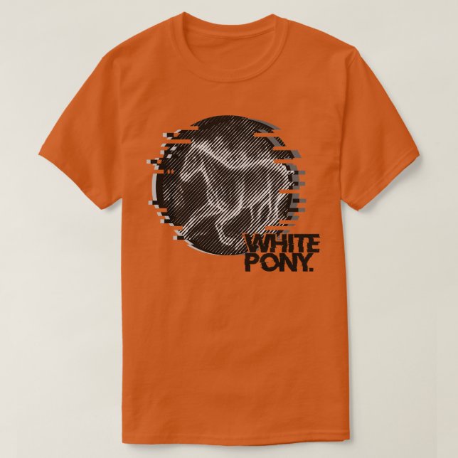 White Pony T Shirt (Design framsida)