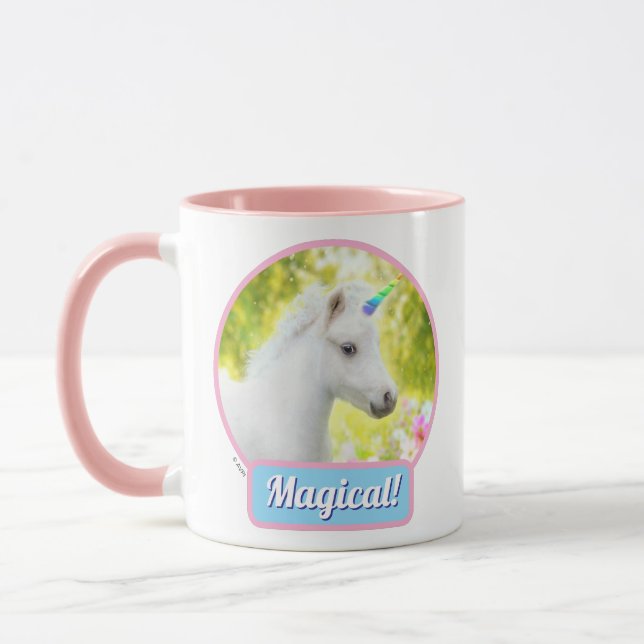 White Pony Unicorn Mugg (Vänster)
