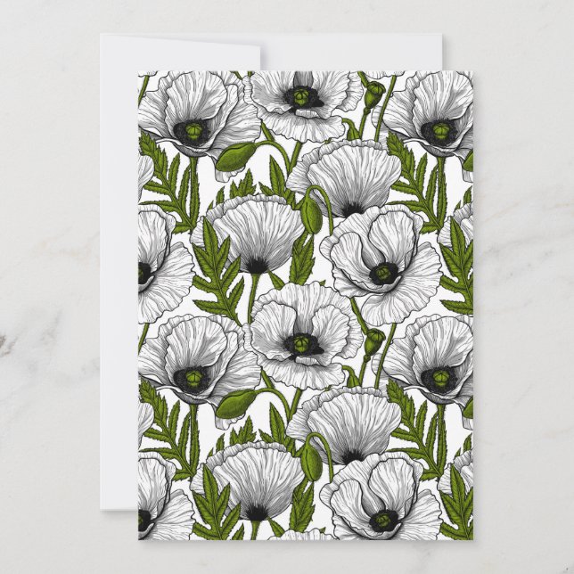 White poppies on white (Framsida)