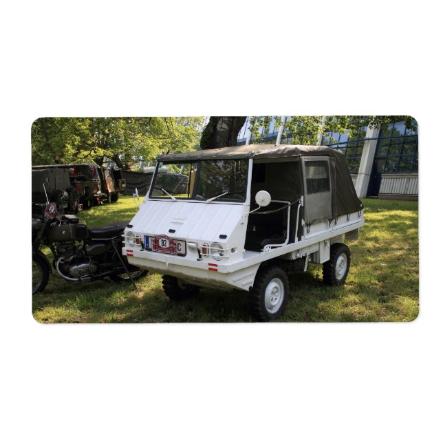 White Puch Haflinger Fraktsedel (Framsidan)