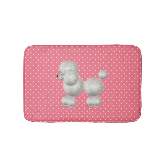 White Pudel Bath Mat Badrumsmatta (Framsidan)