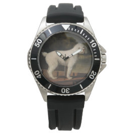 White Pudel i fitta (av George Stubbs) Armbandsur