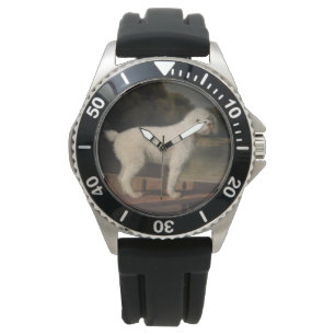 White Pudel i fitta (av George Stubbs) Armbandsur