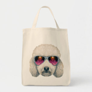 White Pudel Jumbo Tote Tygkasse