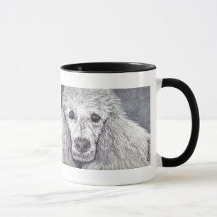 White Pudel Mugg