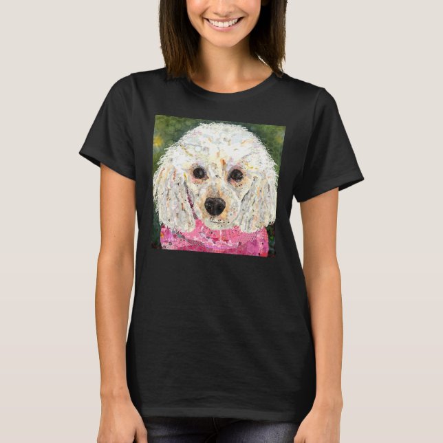 White Pudel T Shirt (Framsida)