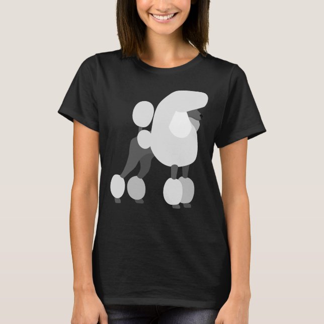 White Pudel T Shirt (Framsida)
