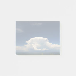 White Puffy Cloud Post-it Block