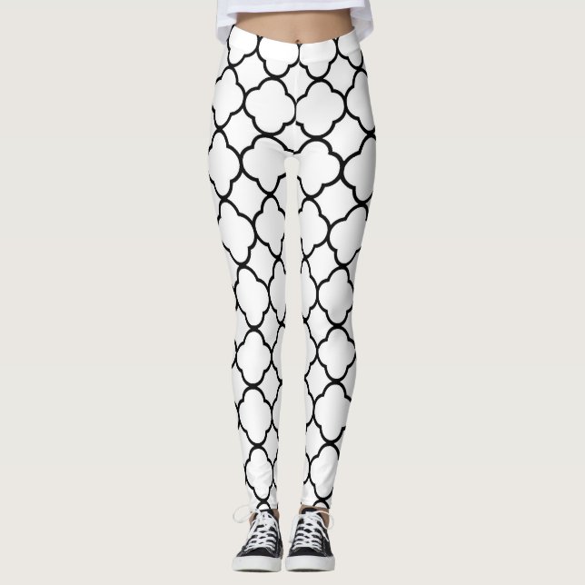 White Quaterfoil Leggings (Framsida)