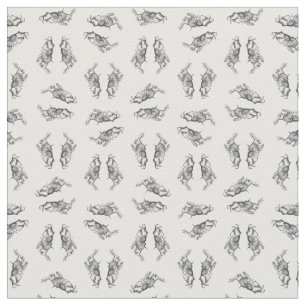 White Rabbit Alice i Wonderland ANPASSNINGSBAR BG Tyg