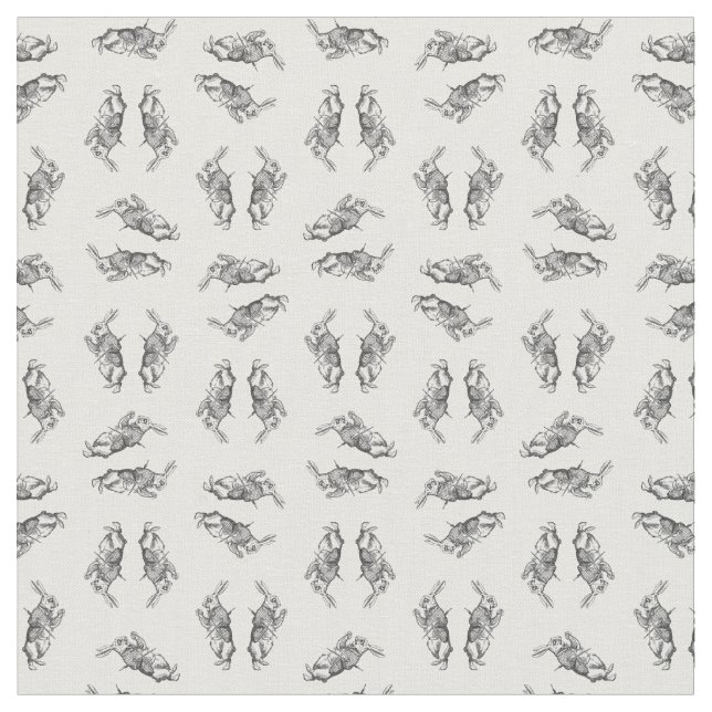 White Rabbit Alice i Wonderland ANPASSNINGSBAR BG  Tyg (Närbild)