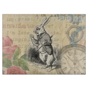 White Rabbit Alice i Wonderland Art
