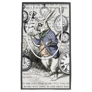 White Rabbit Alice i Wonderland Clocks